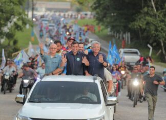 Coronel Menezes visita ao lado de Wilson Lima o alto solimões e destaca projeto para fortalecer a segurança nos rios amazônicos