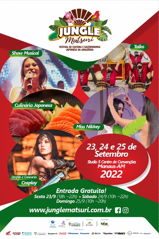 Vem aí a 2a edição do Jungle Matsuri, Festival de Cultura e Gastronomia Japonesa da Amazônia - Chumbo Grosso
