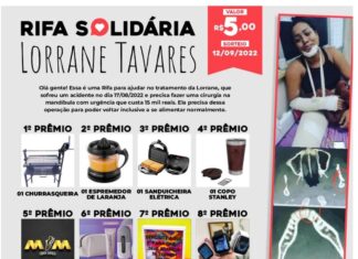 Amigos realizam rifa para ajudar com despesas cirúrgicas de jovem vítima de grave acidente