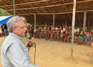 Pauderney é recebido com festa em comunidades indígenas e reforça apoio aos povos tradicionais