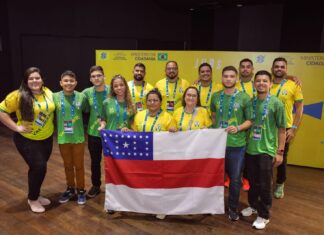 Delegação amazonense desembarca em Brasília para participar dos Jogos Universitários Brasileiros 2022