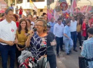 Vídeo: Haddad é atacado com ovos em Cordeirópolis (SP)