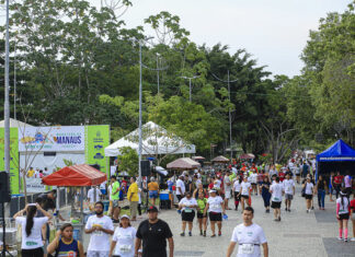 Family Run Kids e Family Run aquecem primeiro dia da Maratona Internacional de Manaus
