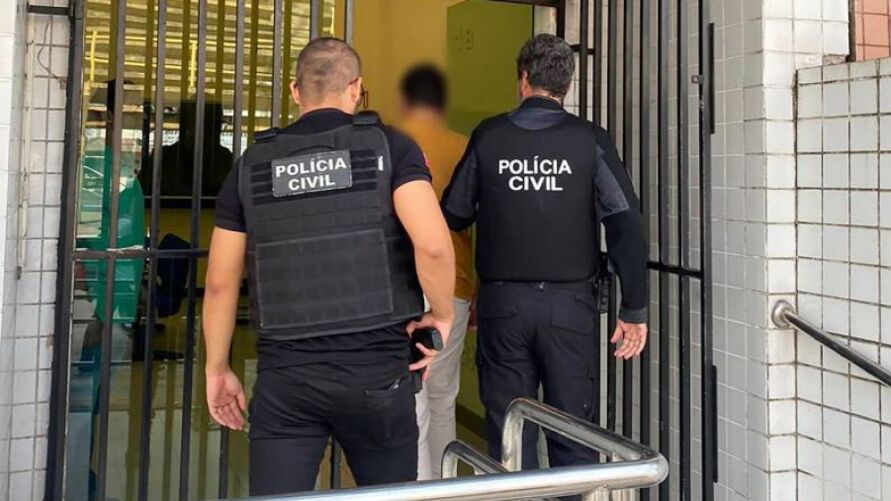 O homem assumia identidade de uma mulher para obter vantagens financeiras em golpe, segundo a PC – Foto: Polícia Civil / Divulgação