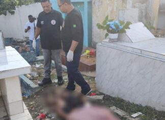 Homem é assassinado e tem o corpo deixado dentro do Cemitério São Francisco