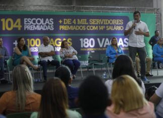 Wilson Lima anuncia pagamento do 14º salário na segunda (28/11) a educadores de escolas que superaram metas no Ideb