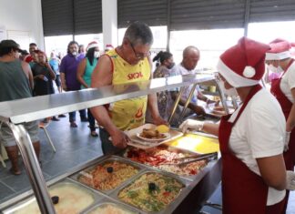 Unidades do Prato Cheio movimentam frequentadores com almoço na véspera de Natal