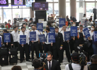 Primeiro dia de greve dos aeronautas gera mais de 150 atrasos e 30 cancelamentos em voos pelo Brasil