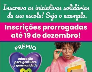 Prêmio destaca escolas com propostas pedagógicas gentis e generosas
