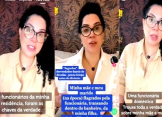 Sogra é flagrada tomando banho com genro enquanto filha cuidava de bebê recém-nascido