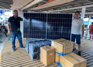 Governo do Amazonas fornece painéis solares para pescadores de Tapauá