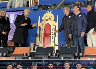 Atual campeão mexicano instala trono permanente em estádio e faz emocionante homenagem a Pelé