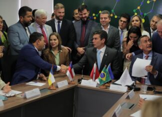 Em Brasília, Wilson Lima diz que é preciso promover condições de sobrevivência dos povos da Amazônia
