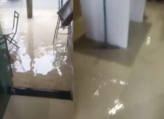 Vídeo: ‘tá parecendo um Igarapé’, diz morador sobre sua casa invadida pela água de um bueiro em Manaus