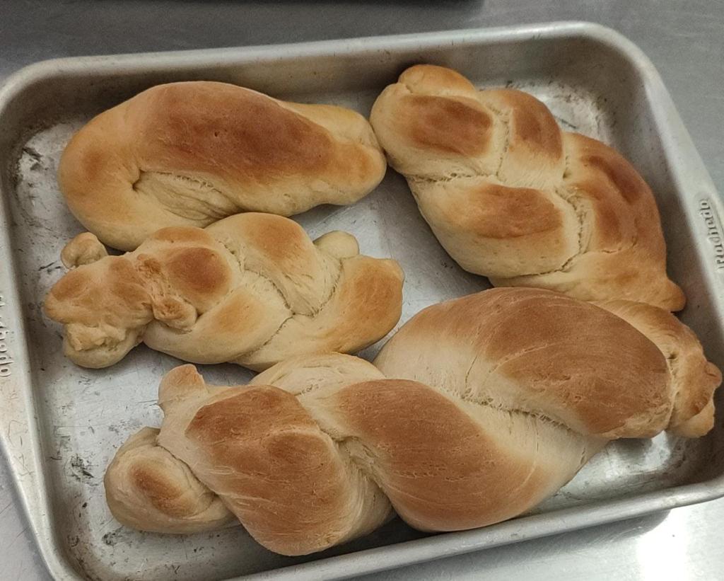 Pão à base de cará-roxo - Foto: Acervo pessoal / Carlos Victor Lamarão Pereira