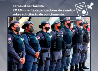 Carnaval na Floresta: PMAM dá dicas para foliões se divertirem em segurança nos festejos
