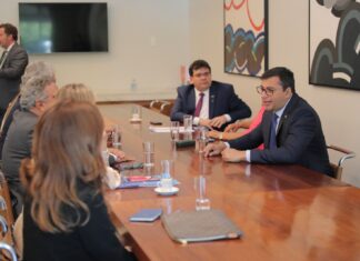 Em Brasília, Wilson Lima reúne com presidentes da Câmara e do Senado para tratar de pautas comuns aos estados