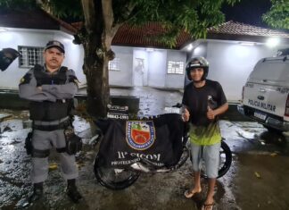 Com o apoio do Paredão, PMAM recupera moto