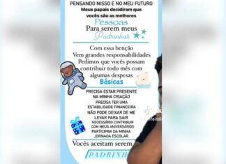 ‘Leilão de afilhado’: Convite inusitado para padrinhos de bebê tem lista de exigências e viraliza nas redes