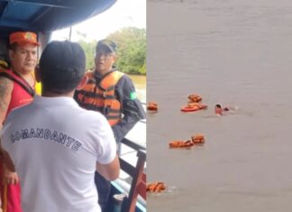 Bebê de dois meses desaparece ao cair no rio durante naufrágio