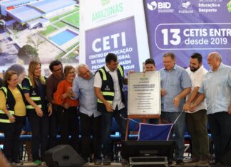 Em Fonte Boa, governador Wilson Lima inaugura 13º Ceti da sua gestão