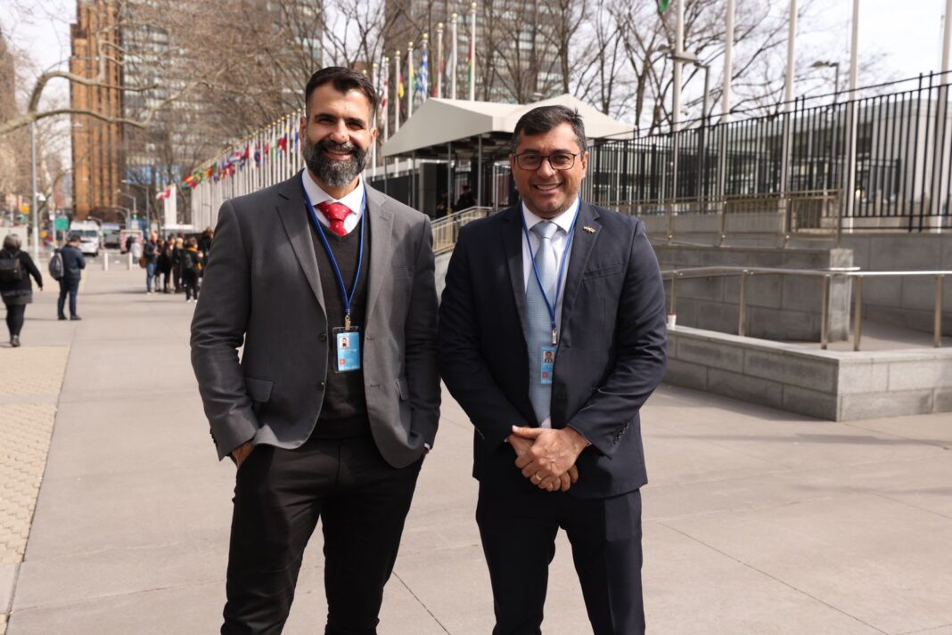 Em conferência da ONU, Wilson Lima destaca avanços do Estado para levar água potável aos amazonenses_Fotos Diego Peres Secom