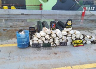 Base Arpão: PMAM apreende 60 kg de maconha do tipo skunk escondido em cilindros de oxigênio