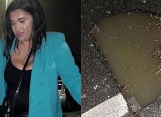 Mulher cai em buraco de 3 m de profundidade que parecia uma poça