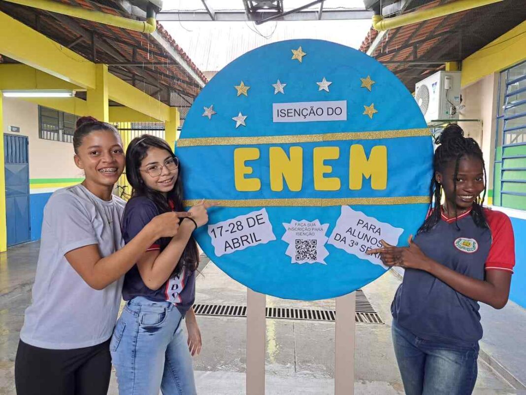 Educação_Isenção da Taxa do Enem_mobilização_escolas_divulgação