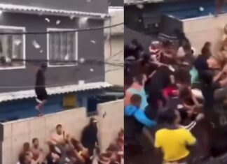 Vídeo do Comando Vermelho distribuindo dinheiro causa alvoroço na favela, veja