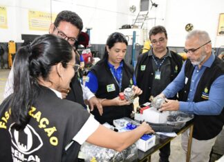 Cerca de 400 componentes do sistema de GNV são verificados pelo Ipem-AM