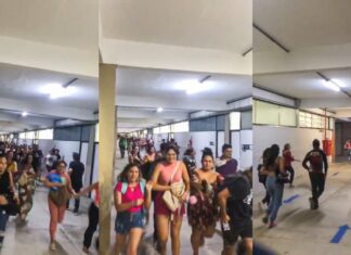 Furtos e correria foram registrados em Universidade Privada de Manaus, veja os vídeos
