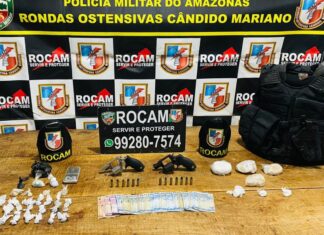 Hórus/Fronteira Mais Segura: Homem é preso com drogas e armas no Iranduba