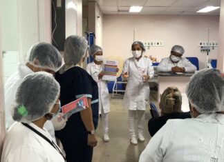 Abril Verde: SES realiza palestras em parceria com alunos de enfermagem