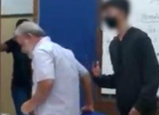 Vídeo: aluno de 15 anos puxa cadeira de professor e o ameaça em escola