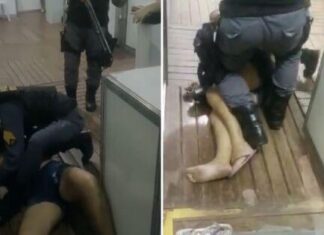 Mulher surta em policlínica e acusa policiais de ação truculenta