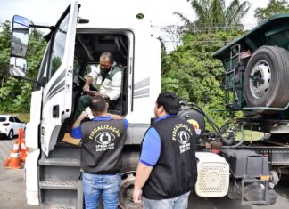 Em quatro dias, Ipem-AM vistoria 363 cronotacógrafos nas principais rodovias de Manaus