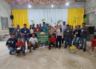 Em Autazes, Posto do Avançado do Idam realiza curso de capacitação sobre horticultura e fruticultura