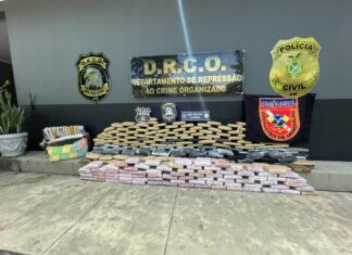Operação Queda Livre: PC-AM apreende cerca de 300 quilos de maconha do tipo skunk