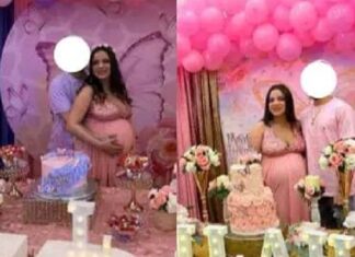 Gestante organiza dois chás de bebê com dois homens diferentes mas é descoberta