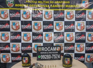Polícia Militar prende homem por porte ilegal de arma de fogo, na zona leste