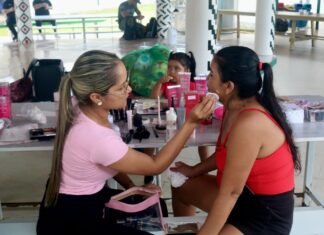 SSP-AM promove ação social do Dia das Mães em comunidade Nova Esperança, no Rio Cuieiras, zona ribeirinha de Manaus