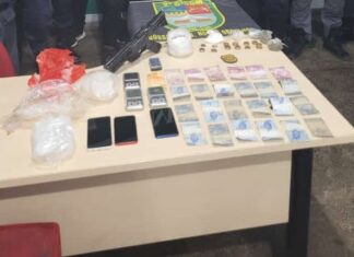 Na zona sul, Polícia Militar prende quatro homens por tráfico de drogas