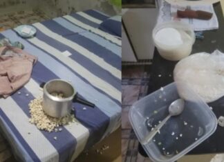 Homem chega em casa e encontra ladrão dormindo após jantar sua comida na cozinha