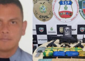 Armado até os dentes, sargento da PM atira nos colegas em Manaus para não ser preso