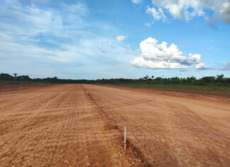 Em Novo Aripuanã, Governo do Amazonas executa obra de ampliação do aeródromo