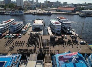 Polícia Militar embarca com grande efetivo para reforçar segurança durante 56° Festival Folclórico de Parintins