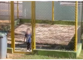 Vídeo: criança é presa dentro de “jaula”