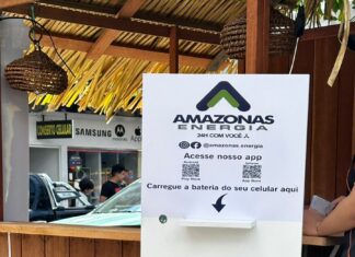 Ligados 24h com você em Parintins: Amazonas Energia disponibiliza totens carregadores de celular