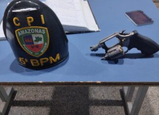 PMAM apreende adolescente por ato infracional análogo ao crime de porte ilegal de arma de fogo